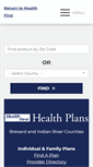Mobile Screenshot of healthfirsthealthplans.org